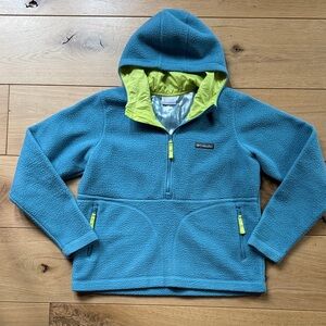 Columbia Omni heat Blue Fleece Hoodie